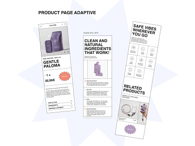 HAAN sanitizers adaptive adaptive e commerce figma product page store ui ux