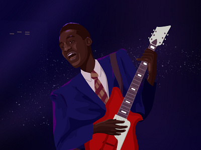 Leon Bridges illustration illustration