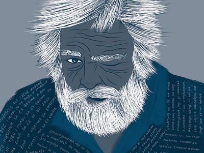 Old man illustration illustration