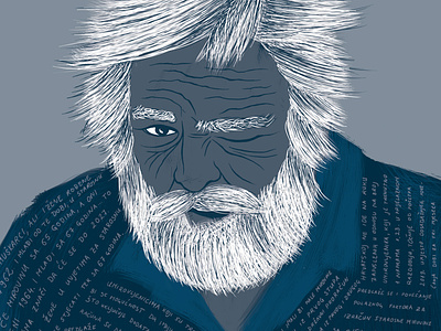 Old man illustration