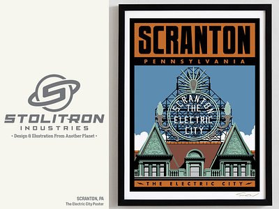 Local Landmark Poster-Scranton