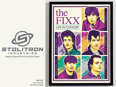 The Fixx-Live in Concert Poster