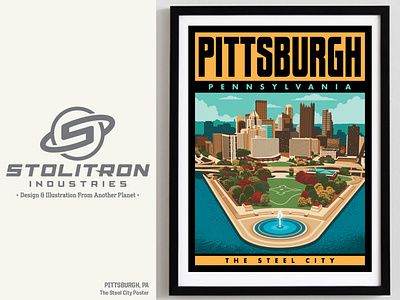 Landmark Poster-Pittsburgh, PA