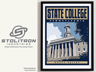 State College, PA-Happy Valley Poster