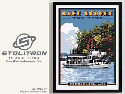 Lake George, NY-Poster