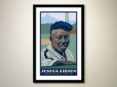 Josh Gibson at Forbes Field baseball hall of fame homestead grays josh gibson limited edition major league baseball mlb negro leagues poster