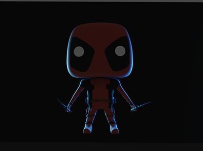 Deadpool_2 blender 2.9 blender3d character modeling