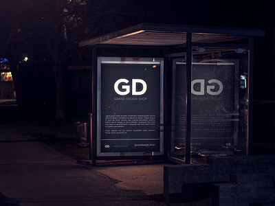 Citylight Mockup! bus citylight download flyer mock up mockup mockups poster template