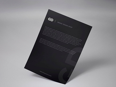 Download A4 Paper Psd Mockup Free By Grand Design Shop On Dribbble