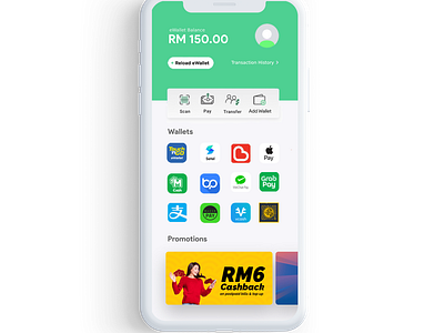 ewallet manager app mobile app ui design