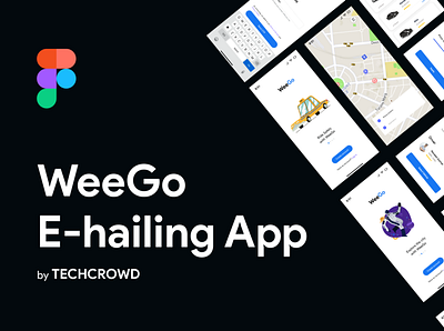 WeeGo E-haling Mobile App UI Screens (Figma) donwload figma free download mobile ui uiux