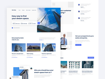 Menetap - Landing Page Design