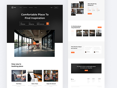 Grha. - Coworking Space Website Design