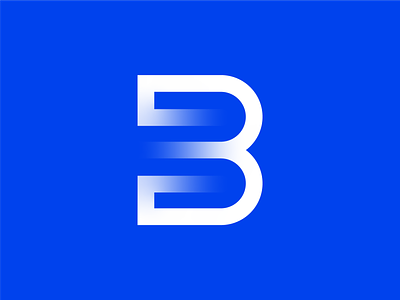 B Letter Logo branding design graphic design illustration logo typography vector