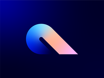 A Letter Logo branding design graphic design illustration logo typography vector