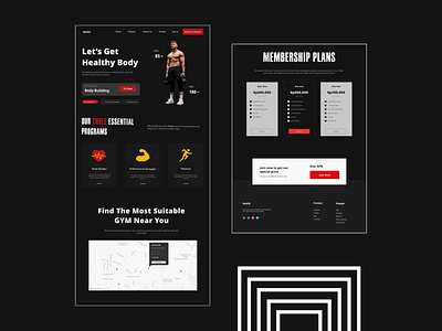 GetFit - Website Landing Page