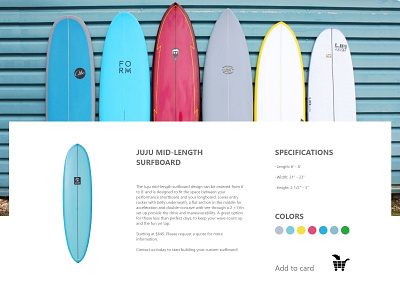 Everybody go surf! #033 adobexd daily 100 challenge daily ui daily100challenge dailyui dailyui033 dailyuichallenge practice ui webdesign website design