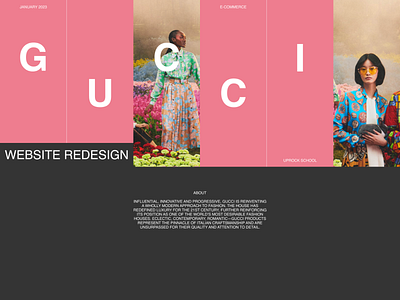 GUCCI WEBSITE REDESIGN