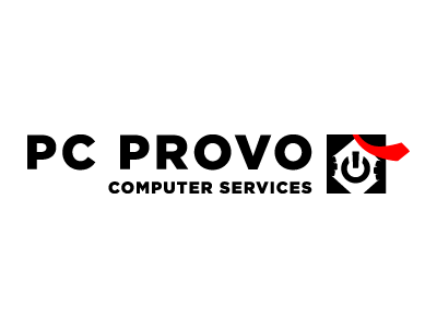 PC Provo Logo computer logo pc provo repair services tie