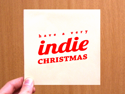 Have A Very Indie Christmas album artwork cd christmas cover download indie itunes sleeve wood