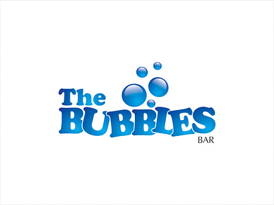 The Bubbles Bar branding design icon illustration illustrator logo logo design typography