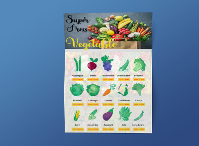 Vegetable Catalog branding design illustration vector