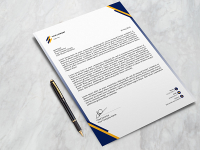 Letterhead Design branding design graphic design illustration logo motion graphics typography vector