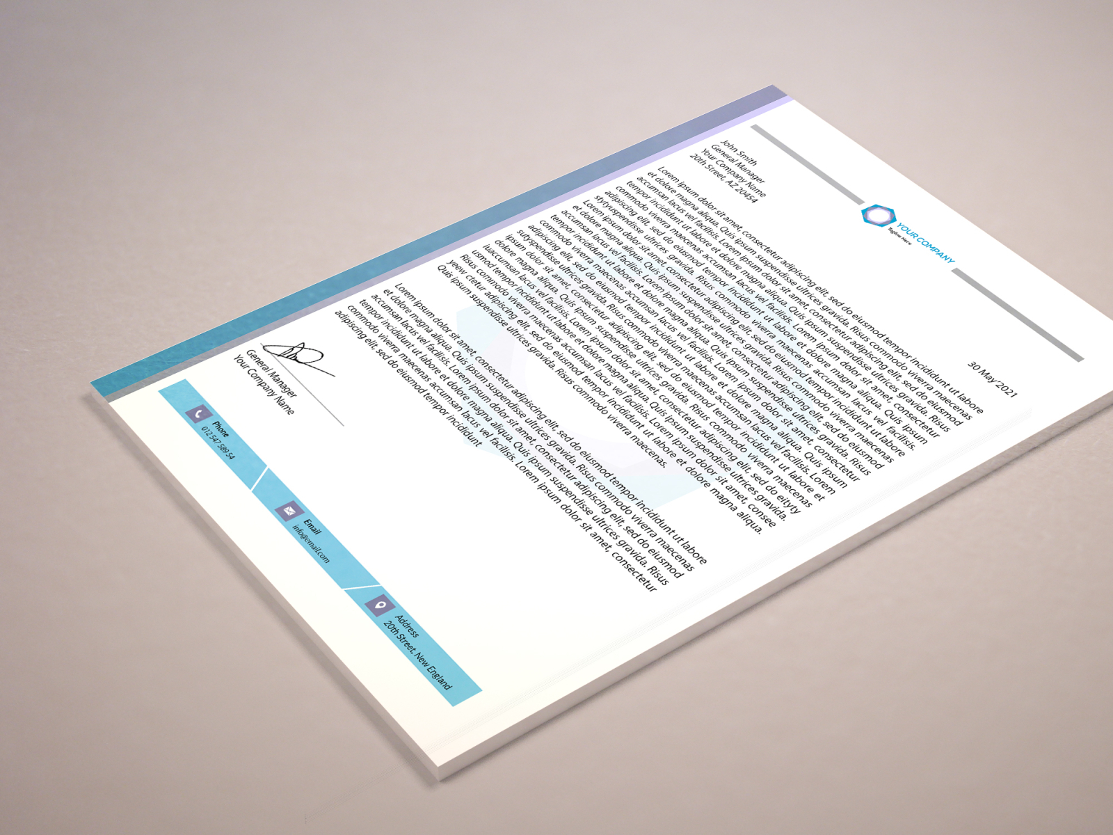 Letterhead Design by Md Mominur Rahman on Dribbble