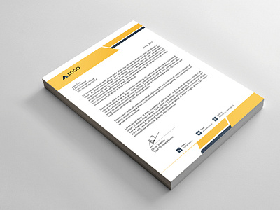 Letterhead Design by Md Mominur Rahman on Dribbble