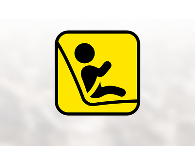 Just one sign baby car child graphic design illustration mark sign transport vehicle