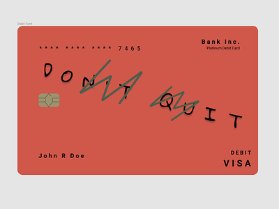 Debit Card Design 1