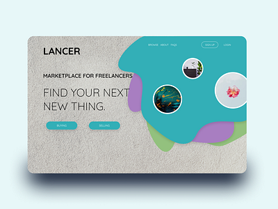 Landing Page for Freelancer Website