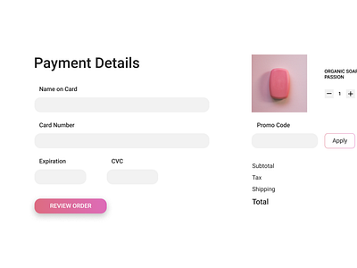 Payment Screen