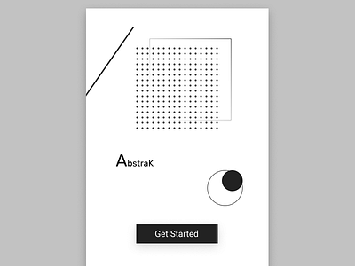 Abstrak: An App for Artists abstract minimalism mobile app design mobile design mobile ui ui