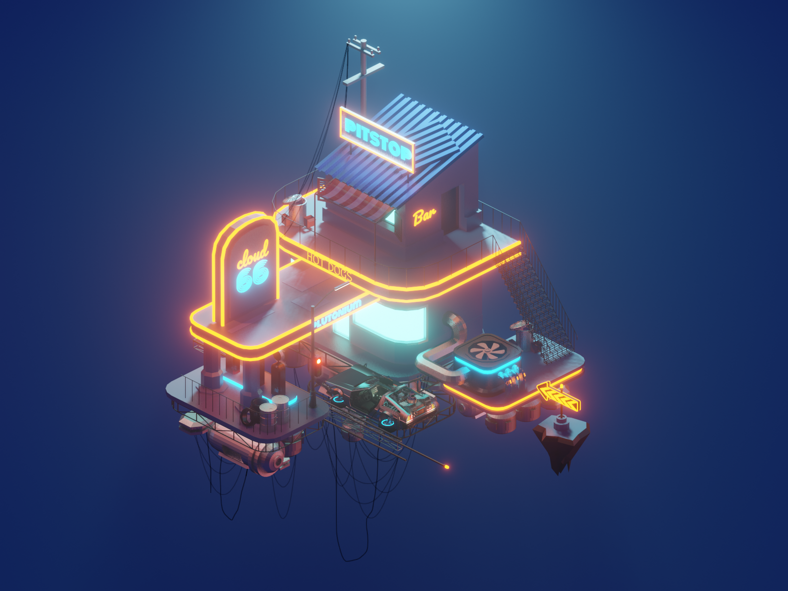 Cloud Station By Evgeniya Onosova On Dribbble