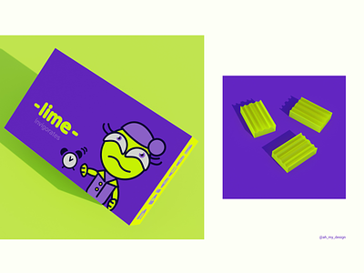 Lime packaging branding character color design graphic design hero illustration packaging vector