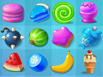 Candy 2 candy game icon puzzle sweet