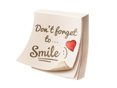 Don't forget to Smile smile