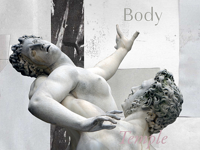 Body/Temple cover collage digital collage graphic design layout typography