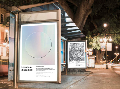 Myriad Reflector: Love graphic design poster