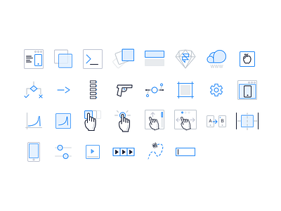 Icon set for Framer Guide