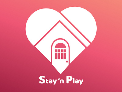 Stay 'n Play Logo design illustrator logo vector