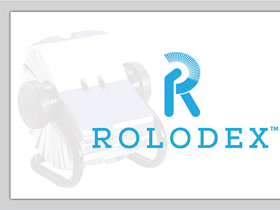 Logo for Rolodex- Contact Management App branding graphic design illustrator logo rolodex