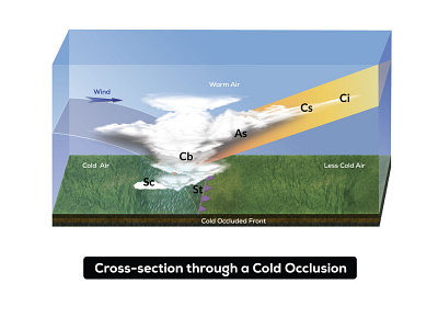 Scientific Illustration-Meteorology education graphic design illustration illustrator vector