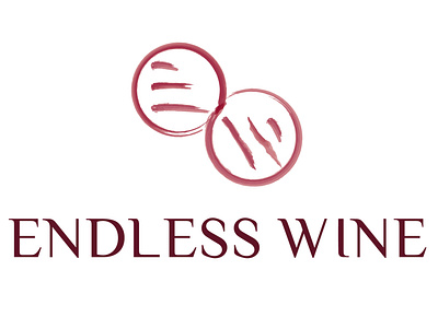 Logo for Endless Wine branding graphic design illustration illustrator logo vector