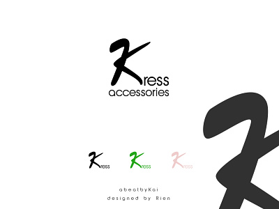 Kress branding design logo