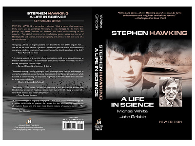 Stephen Hawking: A Life in Science book design indesign photoshop print