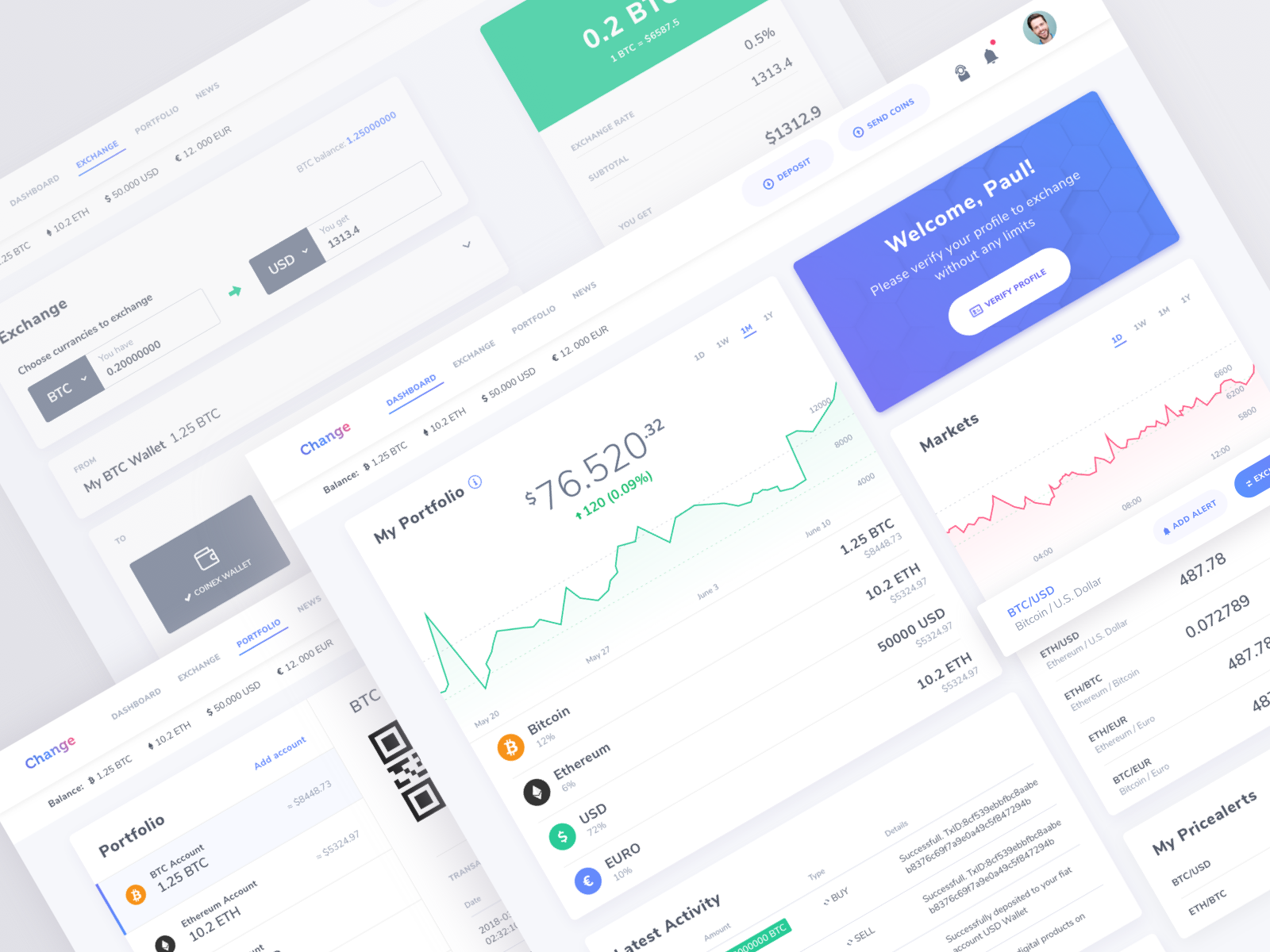 Cryptocurrency Trading Platform by Dmytro Honcharov for ...