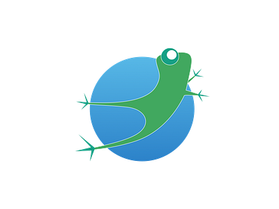 Jumping Frog branding design icon illustration logo minimal vector