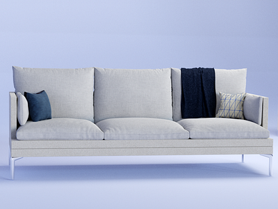 3D modeling - Sofa (William Zanotta) 3d modeling